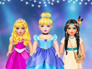 American Doll In Princess Style