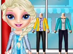 Baby Elsa Winter Shopping Spree