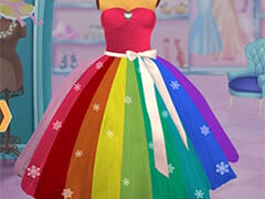 Bffs Rainbow Tulle Dress