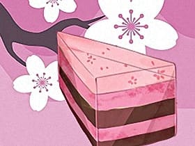 Cherry Blossom Cake Cooking