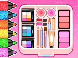 Coloring Book: Makeup Tidy