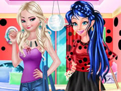 Elsa And Ladybug In College