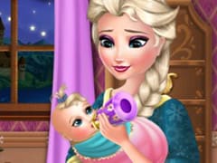 Elsa Baby Caring