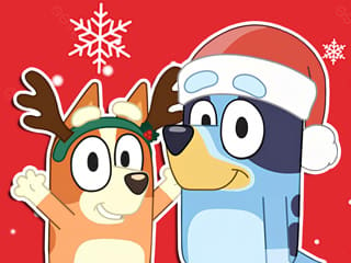 Jigsaw Puzzle: Bluey Christmas Gift