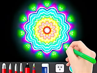 Kids Glow Paint Game