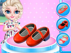 Little Elsa Fashion Shoes Design