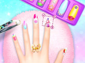 Nail Salon Girl Games