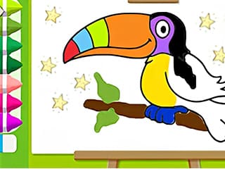 Paint And Learn Animals