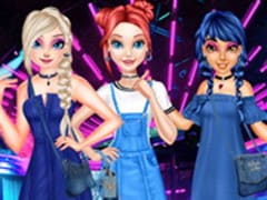 Princess Denim Dress Fashion