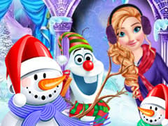 Princesses And Olaf's Winter Style