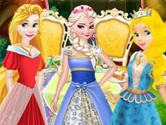 Princesses Tea Party In Wonderland