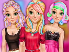 Rapunzel Dye Hair Design