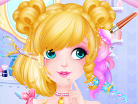 ELIZA E GIRL TRENDY HAIRSTYLES online game  POMU Games